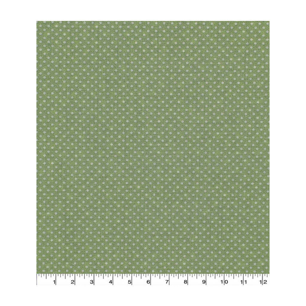 Keepsake Calico Cotton Fabric Sage Dots