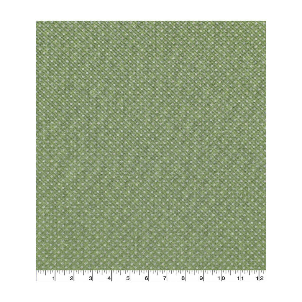 Keepsake Calico Cotton Fabric Sage Dots