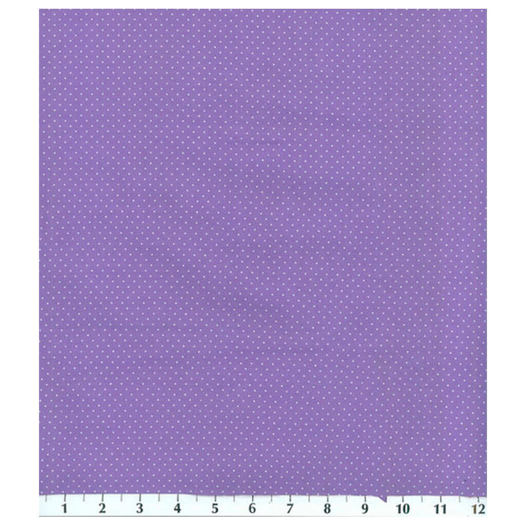 Keepsake Calico Cotton Fabric Purple and Dots