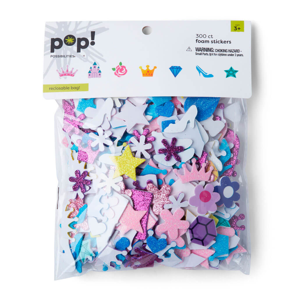 POP! Foam Stickers Princess Printed