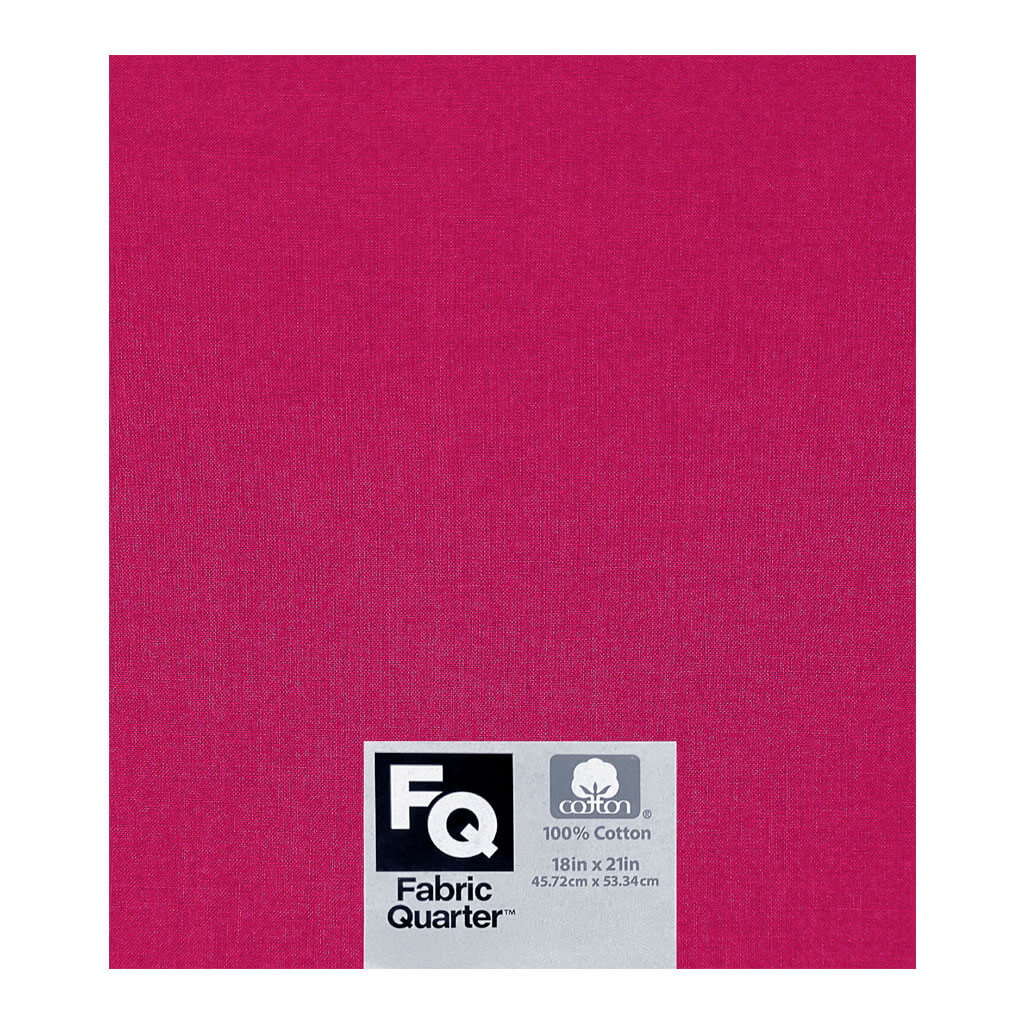 Dark Pink 1 Piece Cotton Fabric Quarter