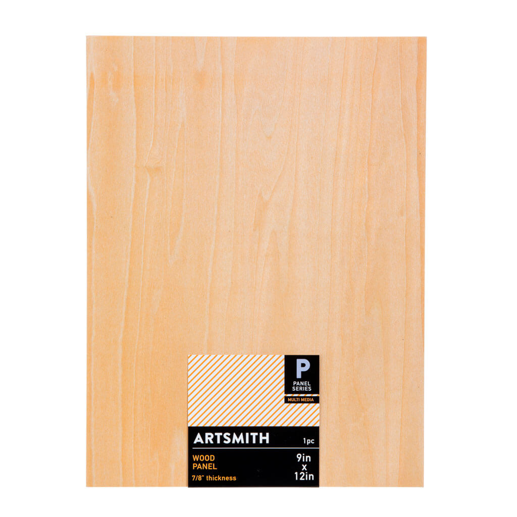 Wooden Artist Cradled Panel 9in x 12in