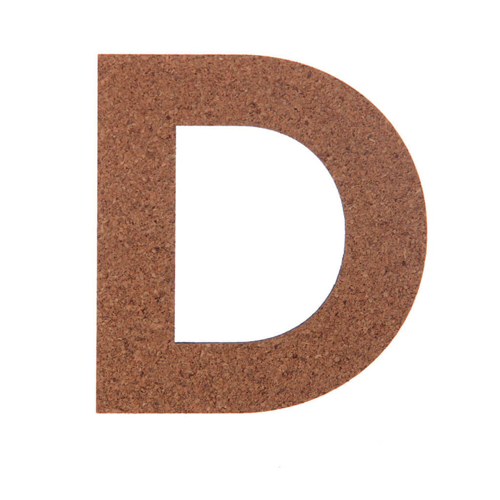 Cork Sans Serif Letters & Symbols Uppercase D