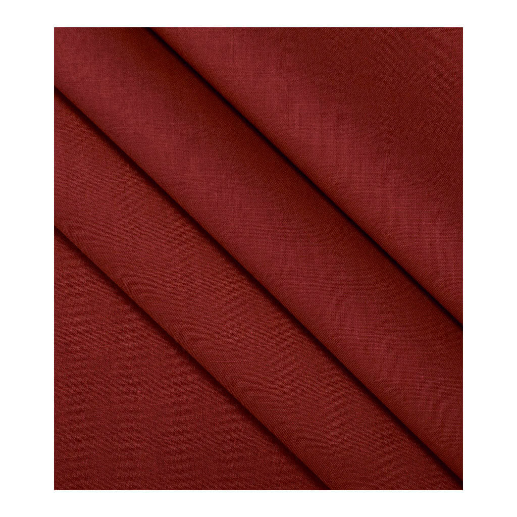 Sew Classic Solid Cotton Fabric Burgundy