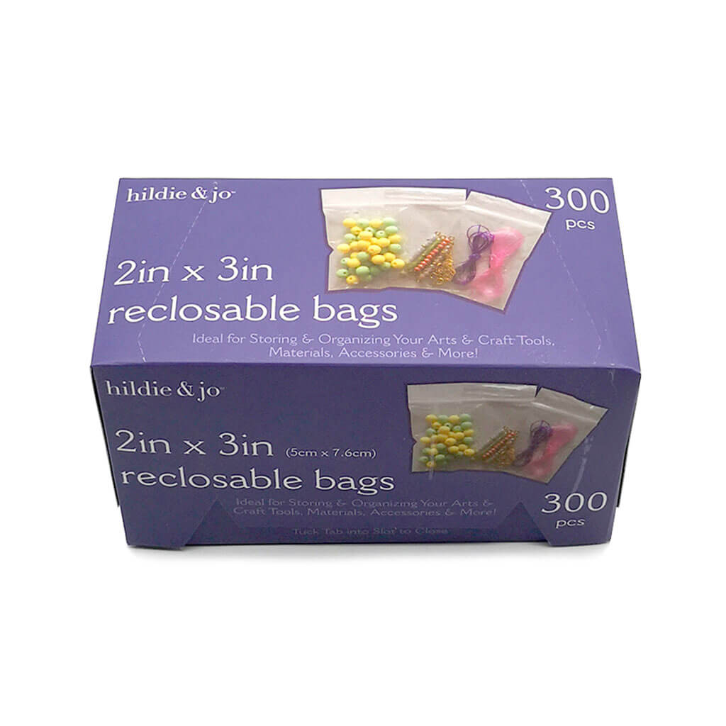 Reclosable Bags 300pk 2in x 3in