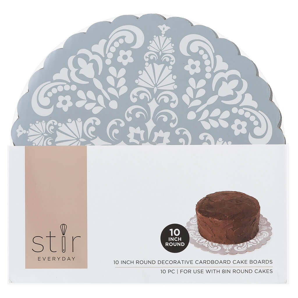 Round Decorative Cardboard Cake Boards 10pk 10in