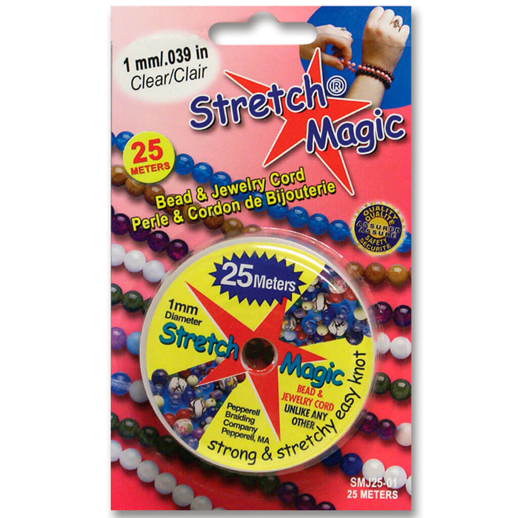 Stretch Magic Clear Jewelry Cord 25m/82 feet 1.0mm