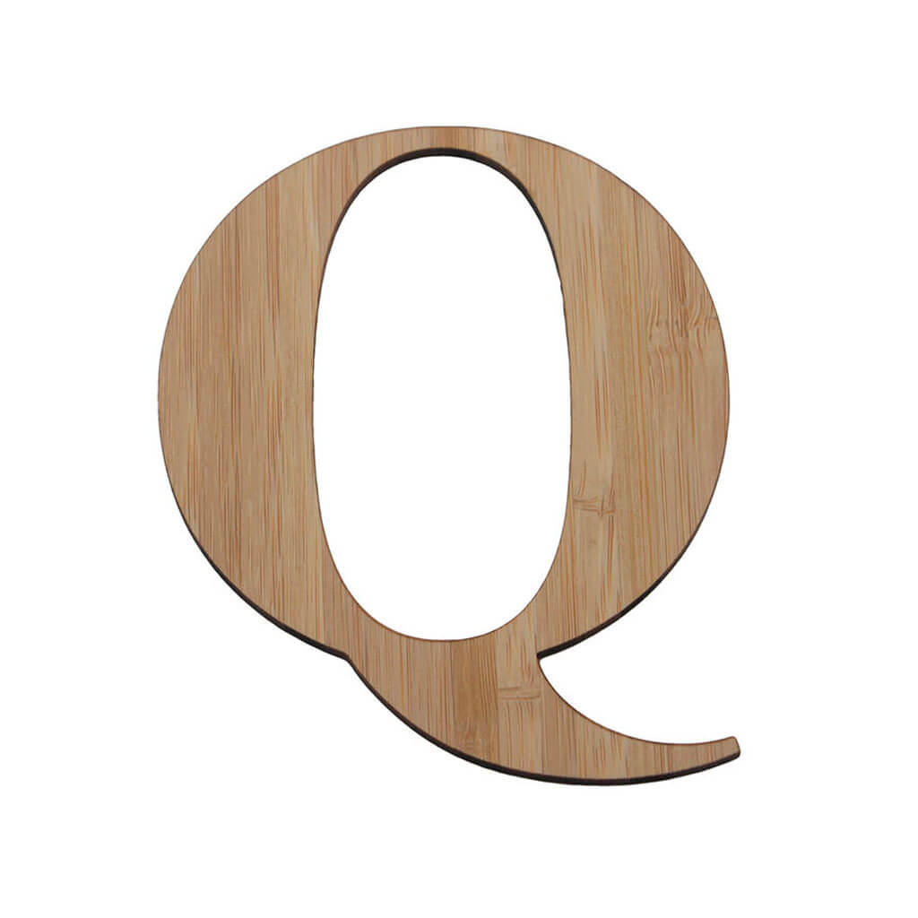 Bamboo Serif Letters &amp; Numbers Uppercase Q