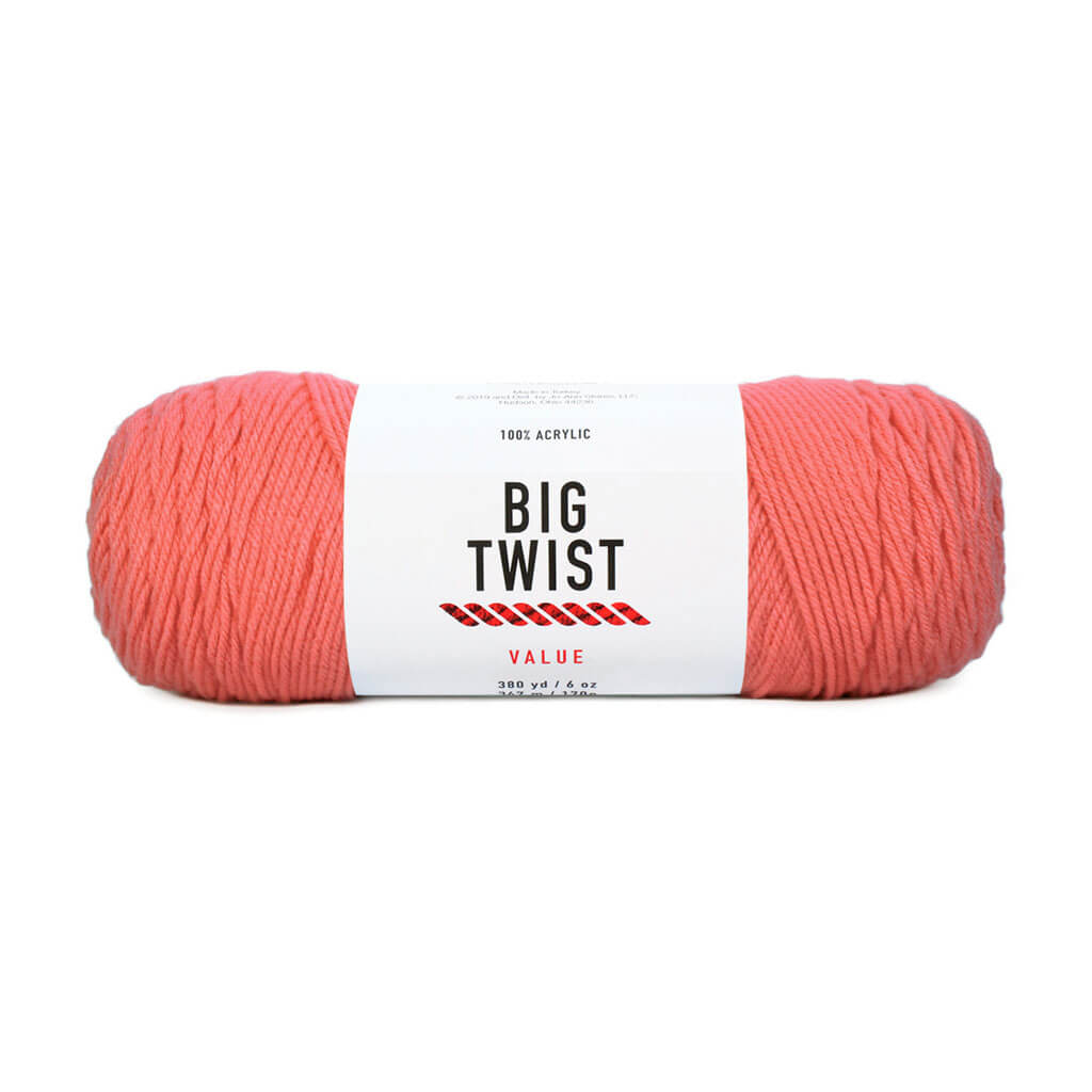 Solid Medium Weight Acrylic 380yd 6oz Dark Coral