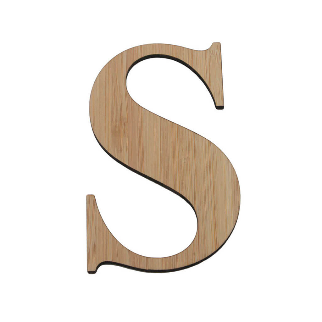 Bamboo Serif Letters &amp; Numbers Uppercase S