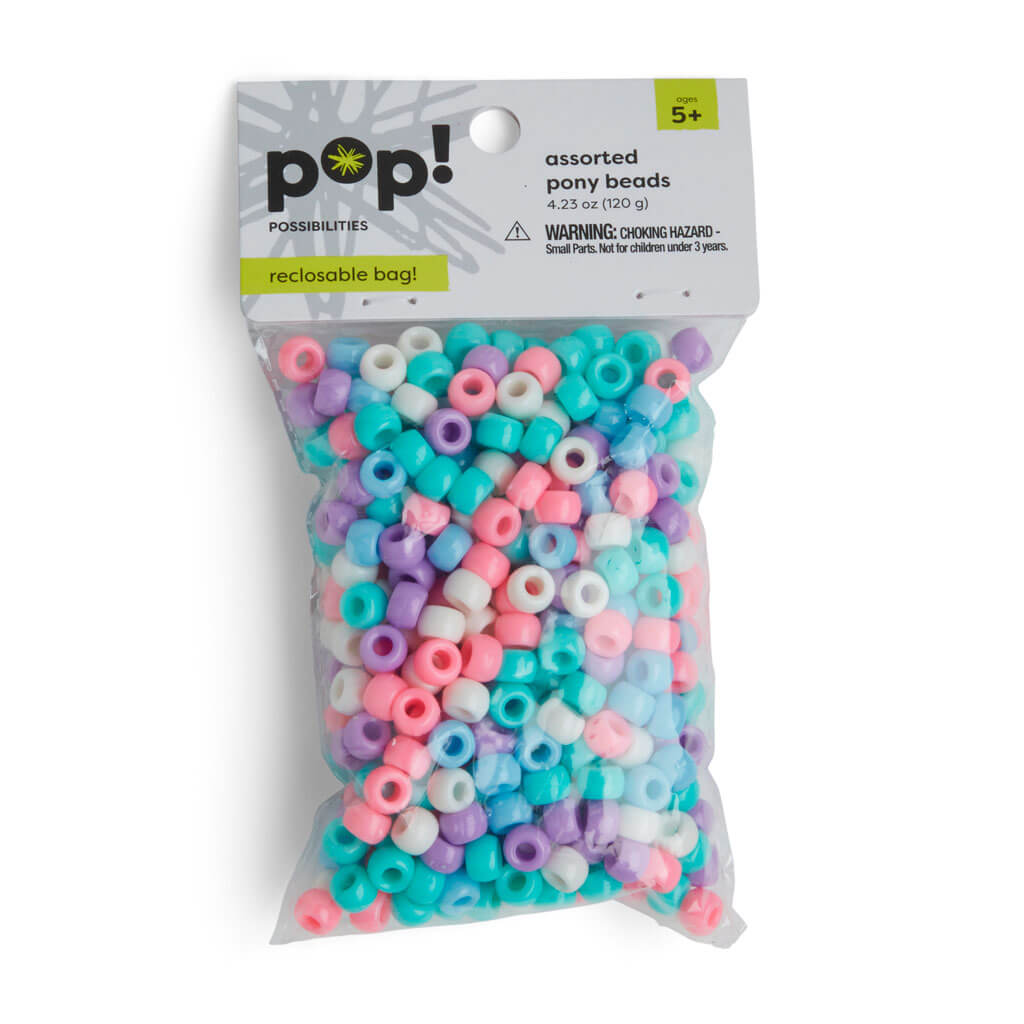 POP! Pony Beads 9mm Pastel