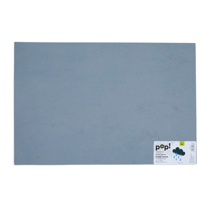 POP! Foam Sheet 12in x 18in 2mm Mod Gray