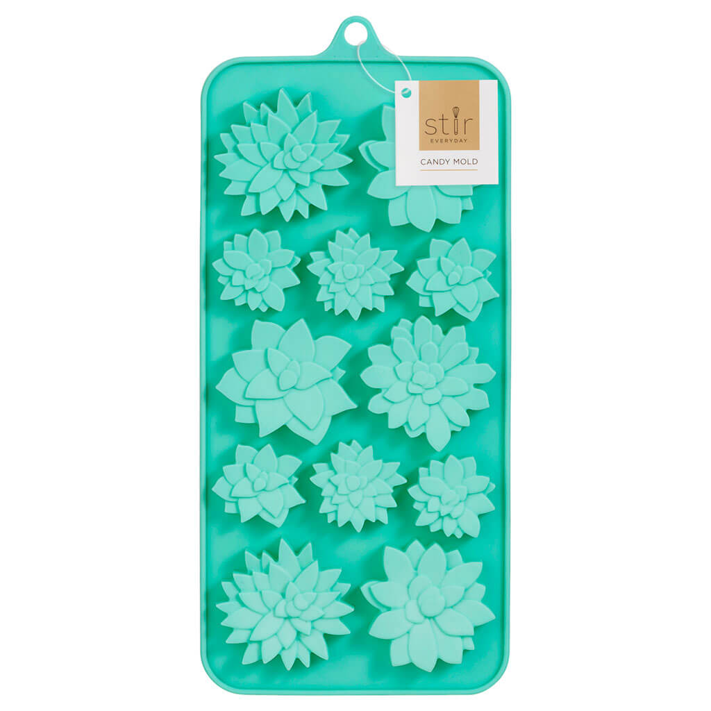 Silicone Succulent Candy Mold 4in x 9in