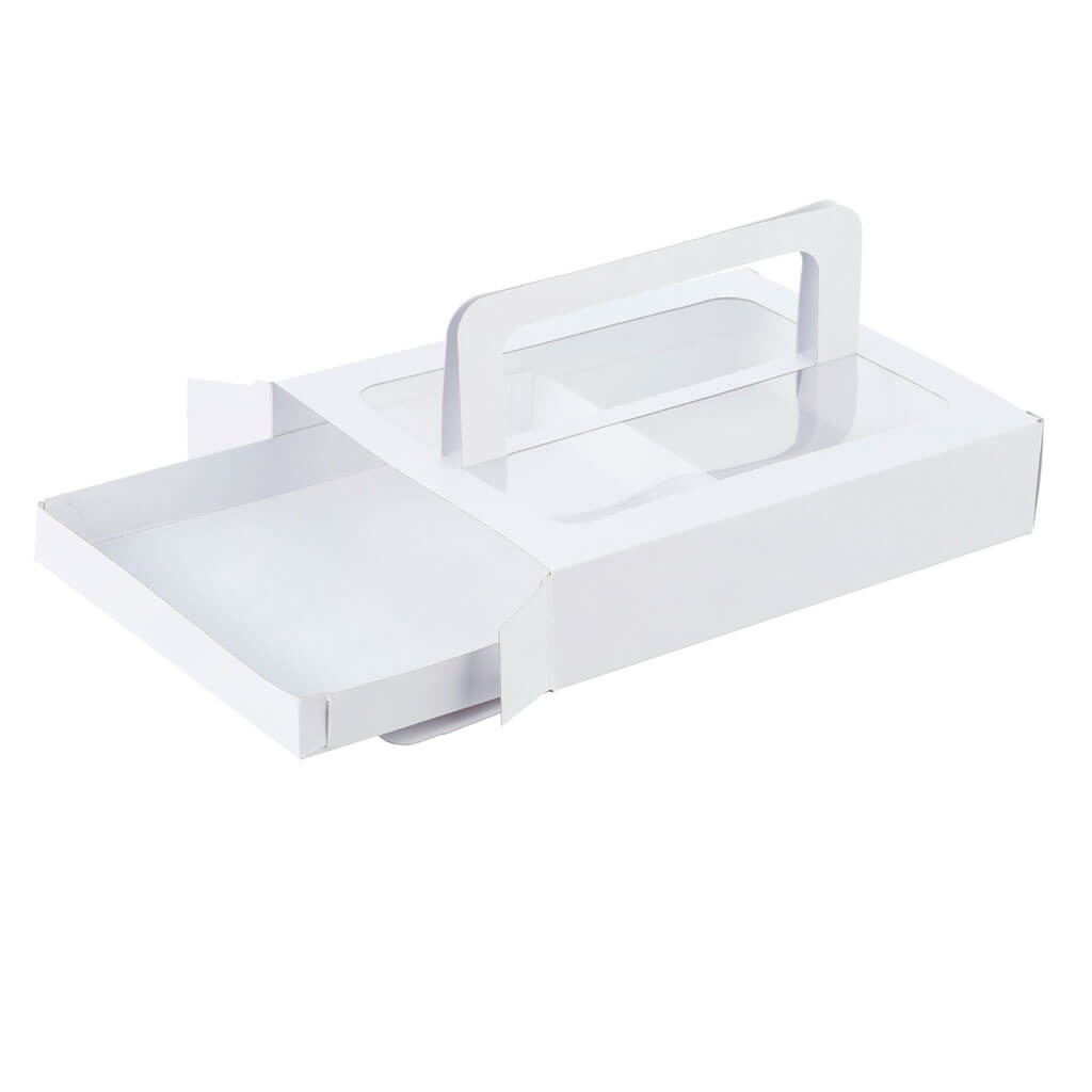 Handled Treat Boxes with Window &amp; Insert 6ct 9in x 7.5in