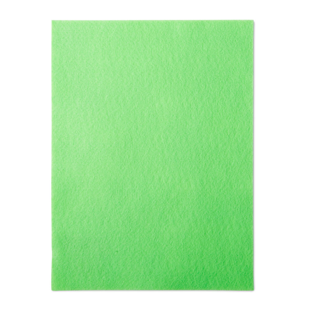 Kunin Premium Felt Single Sheets 9in x 12in Neon Green