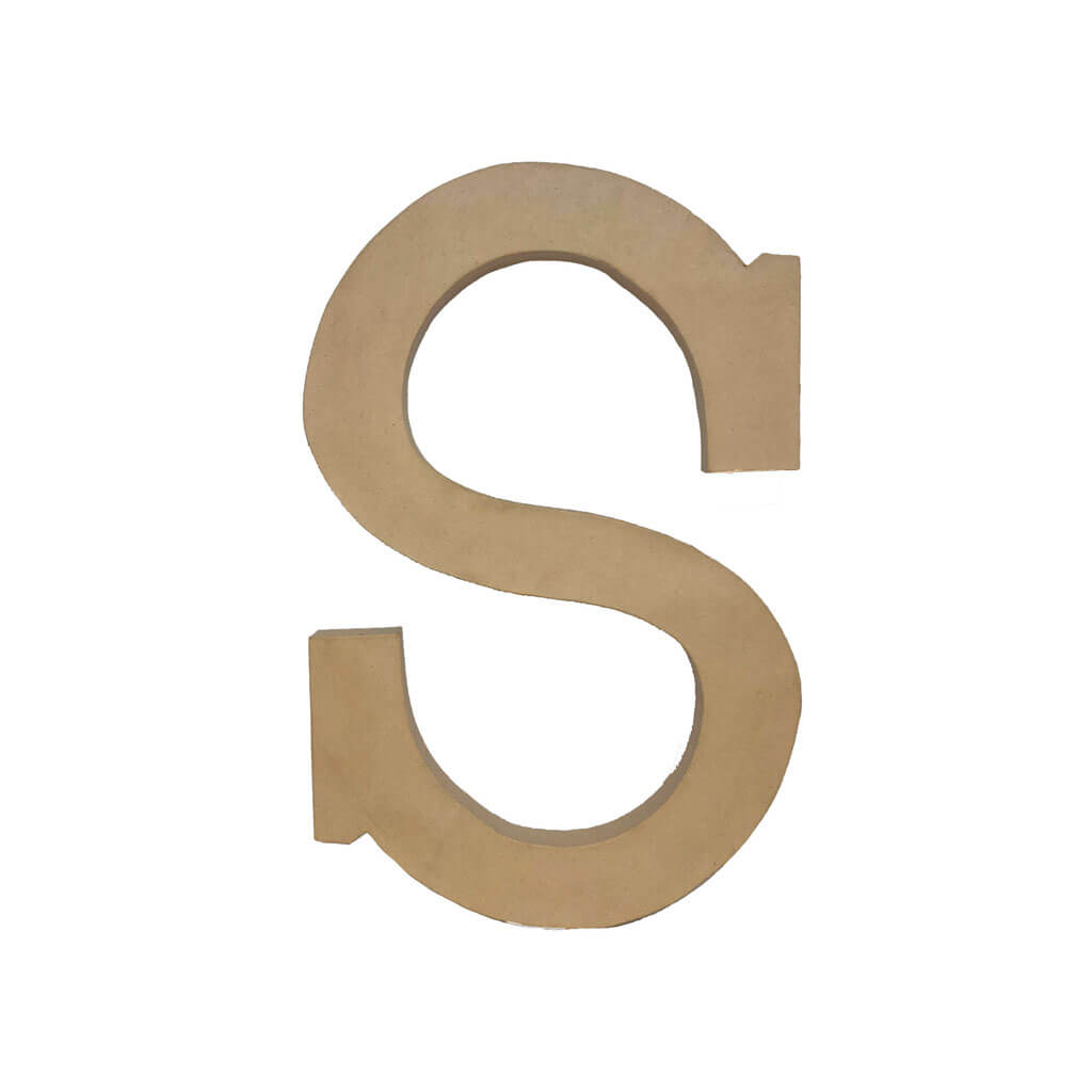Paper Mache Letters S 23.5in