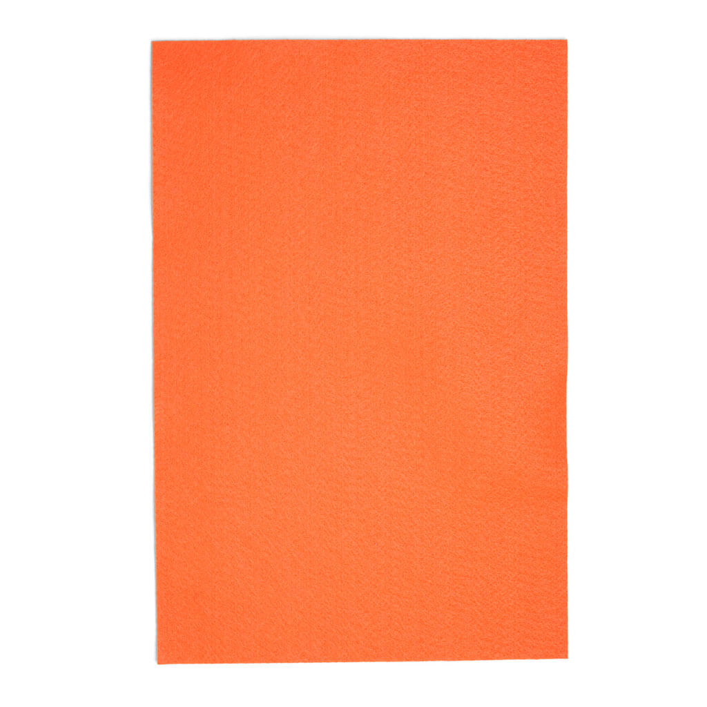 Kunin Premium Felt Single Sheets 12 x 18 Orange