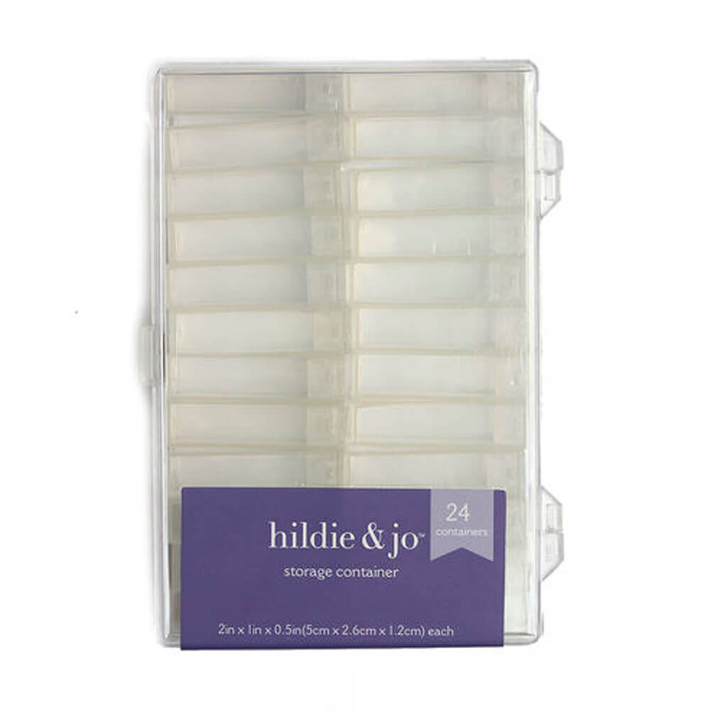 Storage Containers with Flip Top Lid 24ct 6in