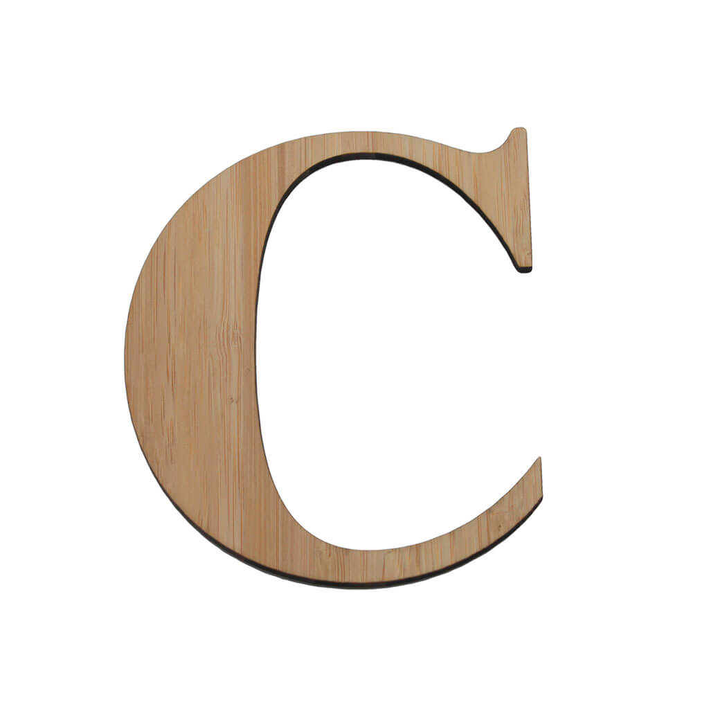 Bamboo Serif Letters &amp; Numbers Uppercase C