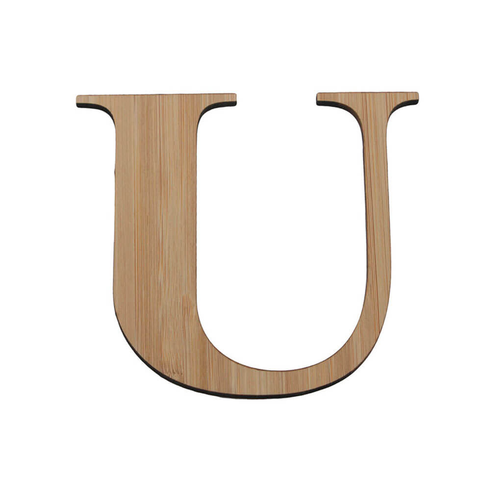 Bamboo Serif Letters &amp; Numbers Uppercase U