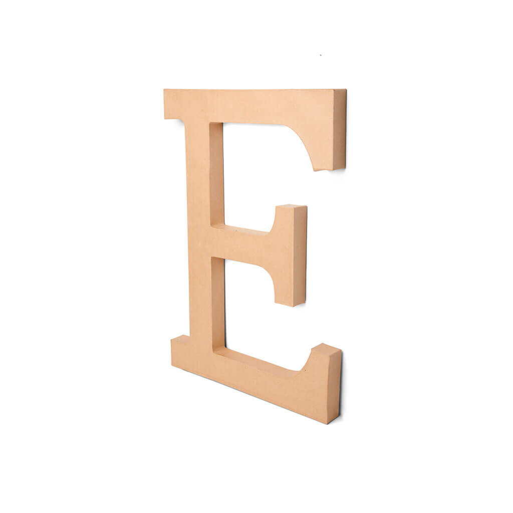 Paper Mache Letter E 23.5in