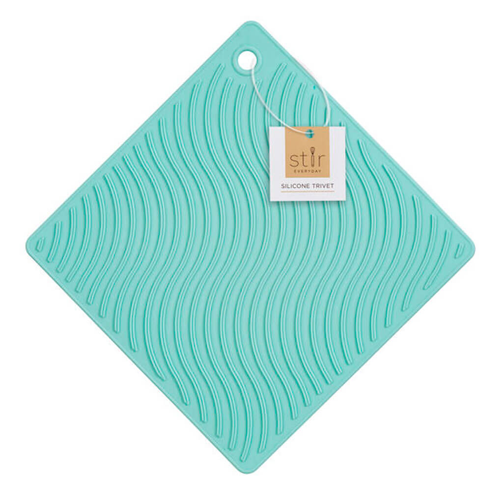 Mint Silicone Trivet 7in