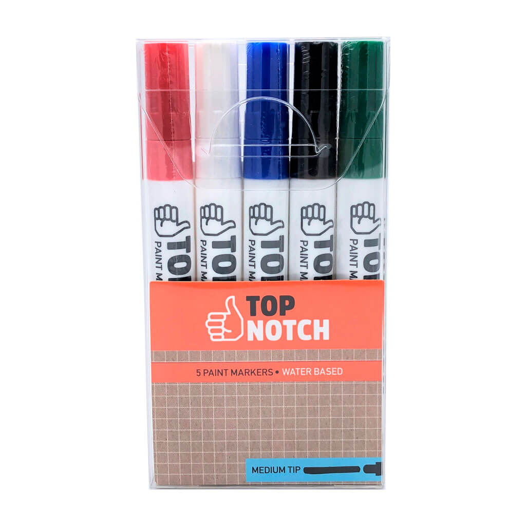 Medium Tip Water Based Paint Marker 5ct