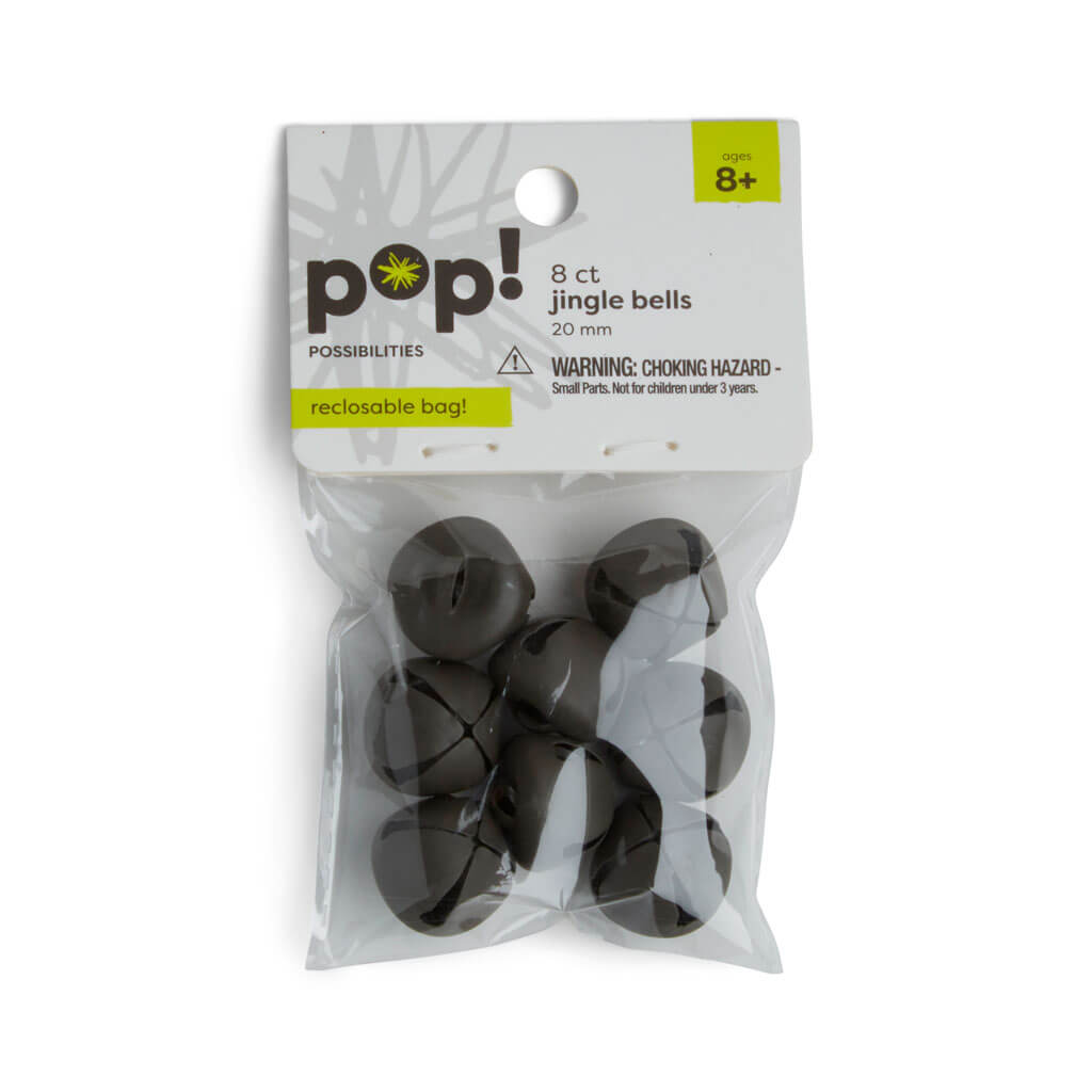 POP!Black Jingle Bells 20mm 8pk