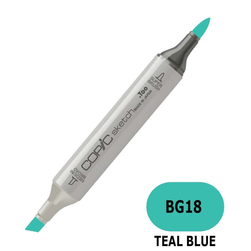Sketch Marker Teal Blue BG18
