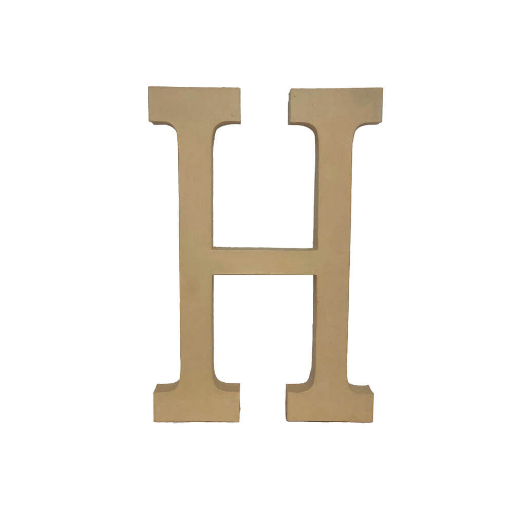 Paper Mache Letter H 23.5in