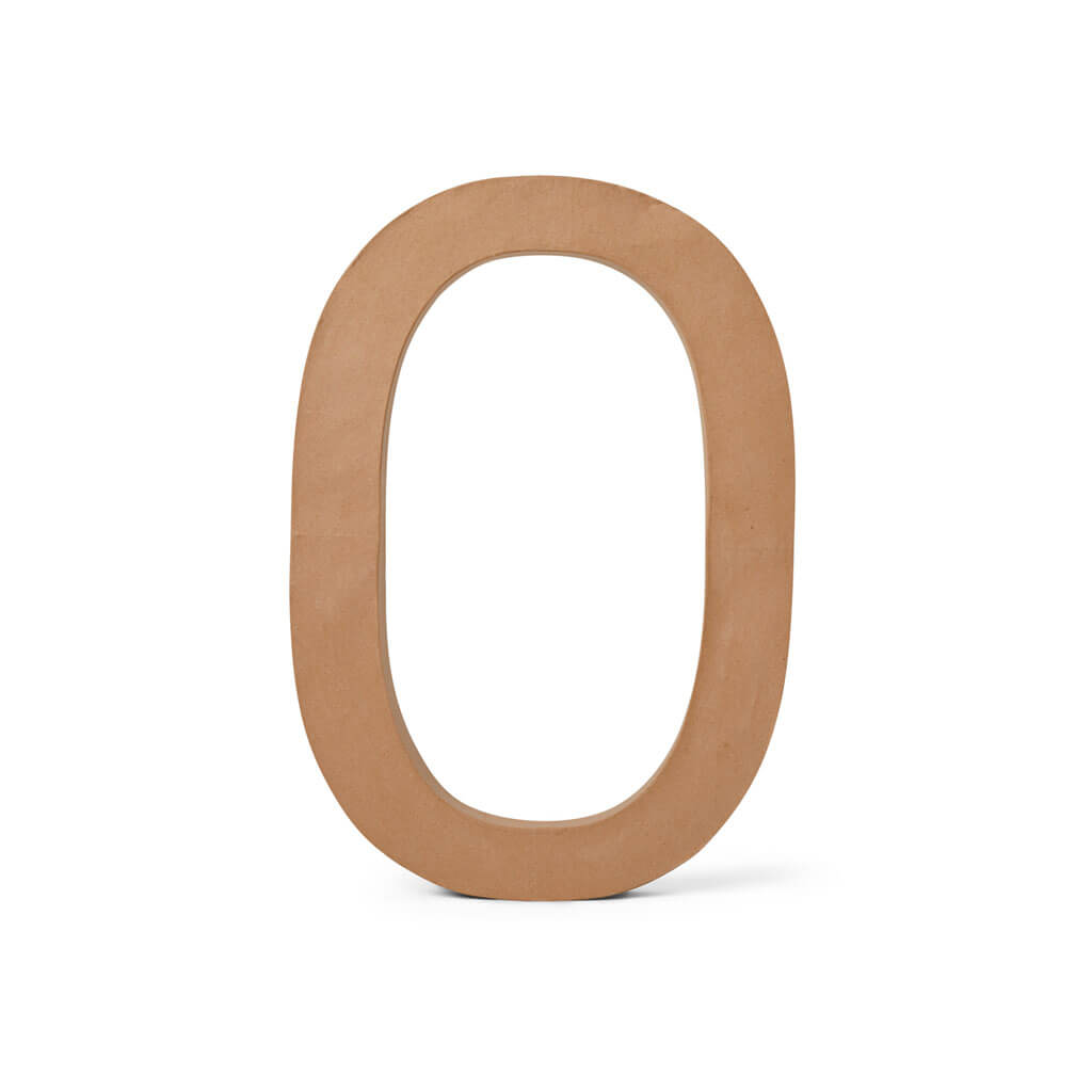 Paper Mache Letter O 23.5in