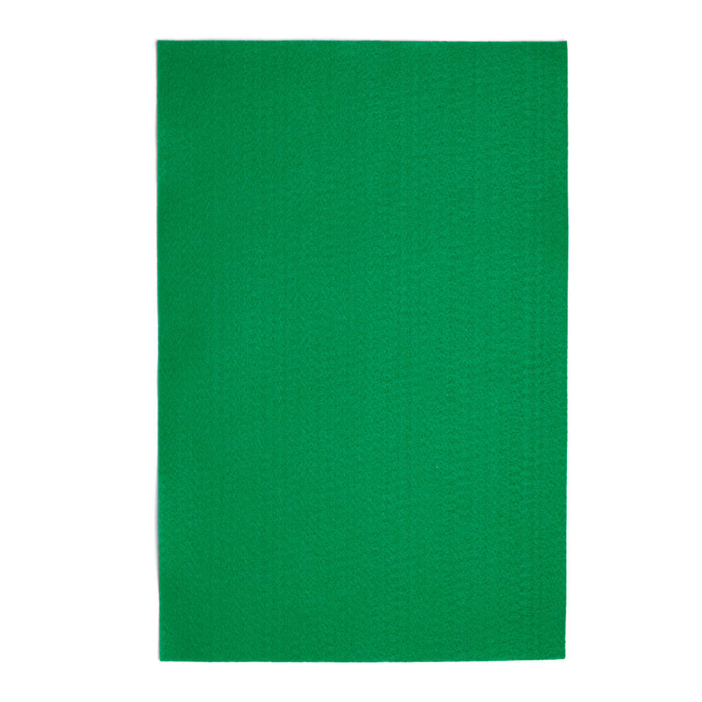 Kunin Premium Felt Single Sheets 12in x 18in Apple Green