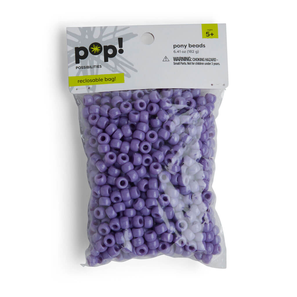 POP! Pony Beads 9mm Purple