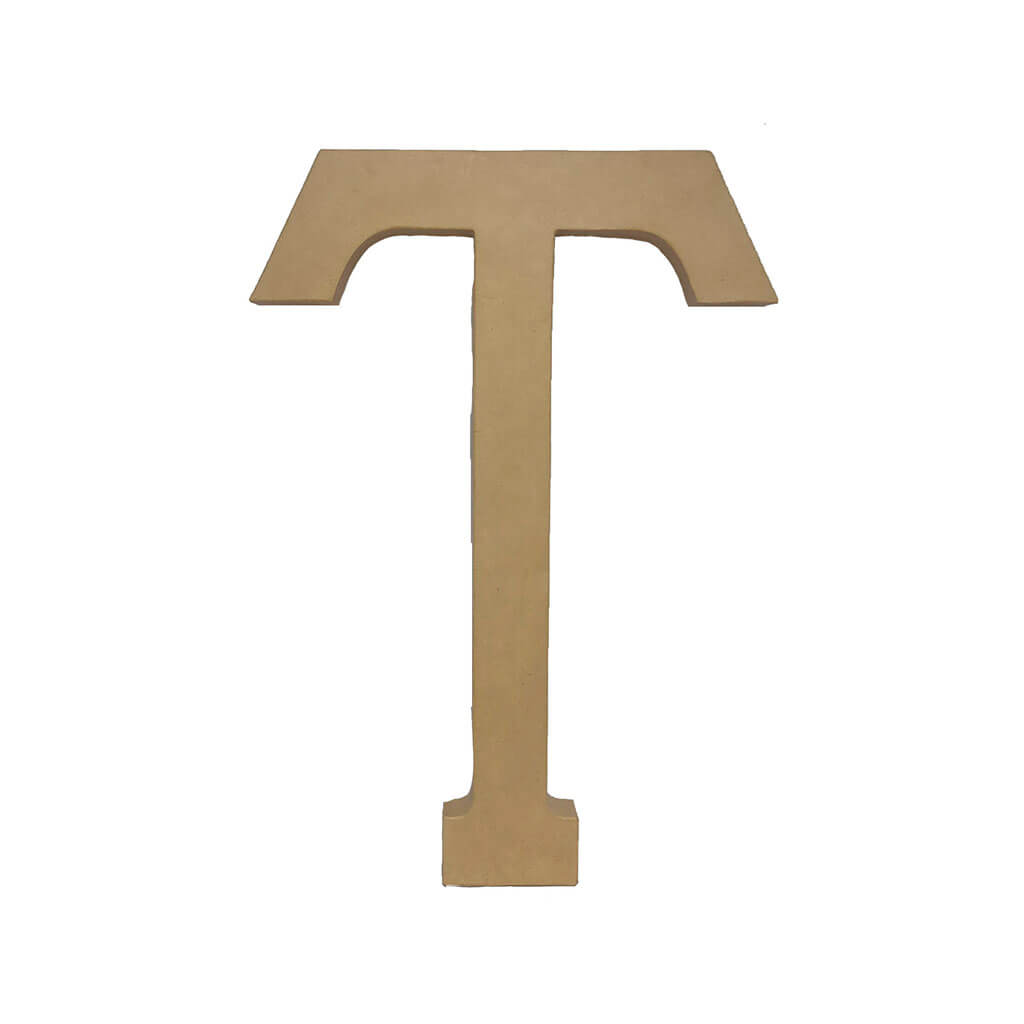 Paper Mache Letter T 23.5in