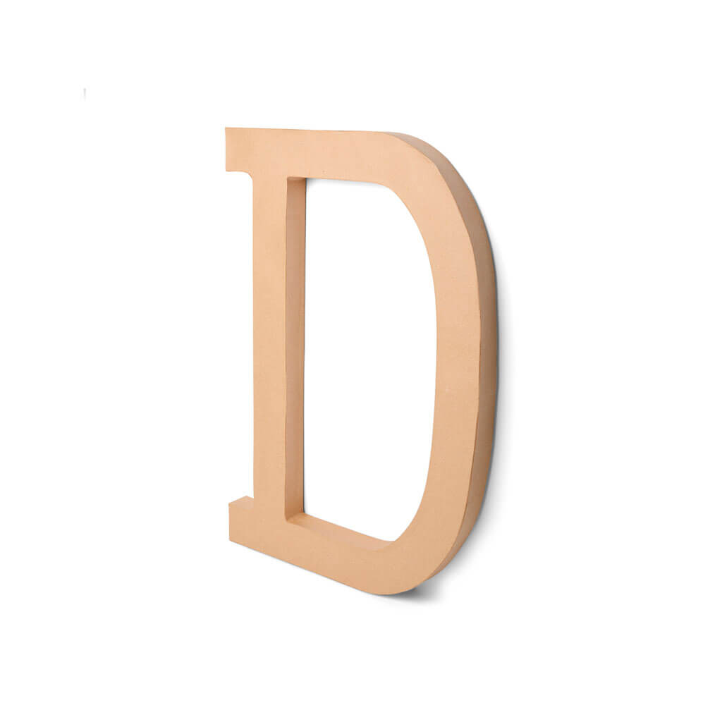 Paper Mache Letter D 23.5in