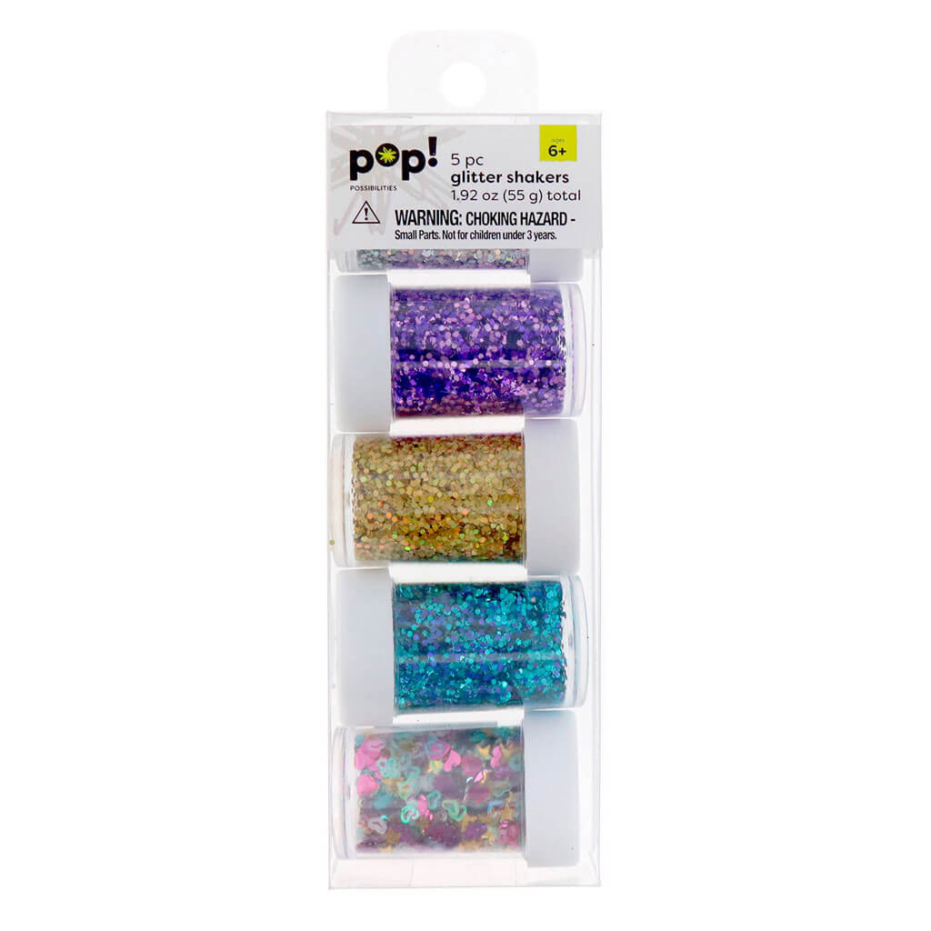 POP! Glitter Shakers Dazzling Sparkle 5pc