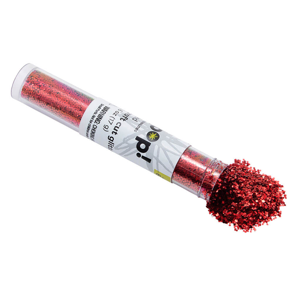 POP! Craft Cut Glitter Tube .6oz Red