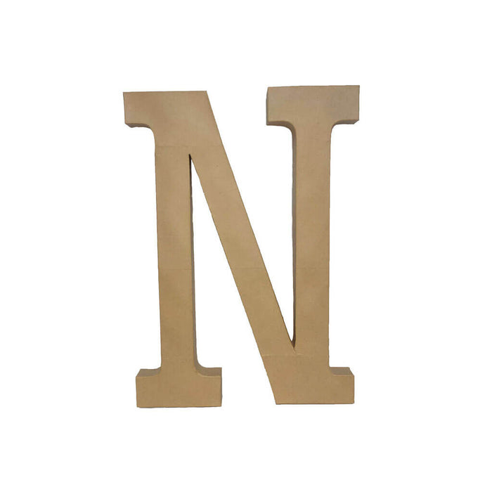 Paper Mache Letter N 23.5in