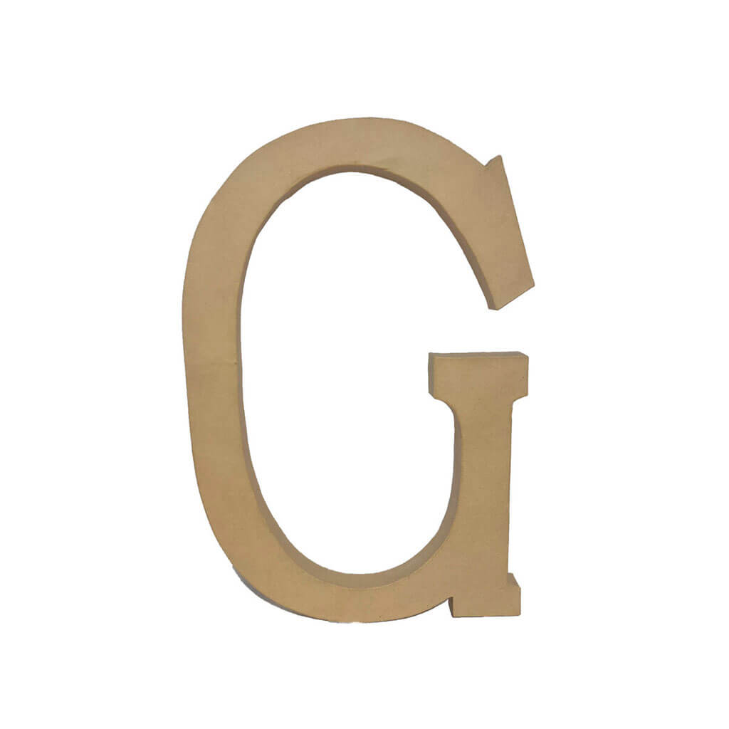 Paper Mache Letter G 23.5in