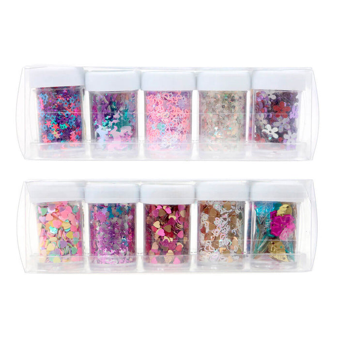 POP! Glitter Shapes Shaker Set 10pc