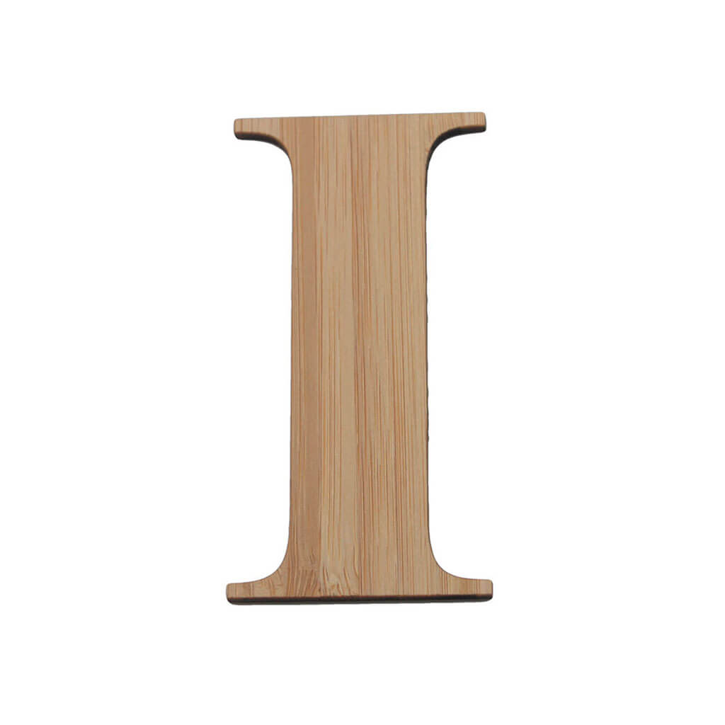 Bamboo Serif Letters &amp; Numbers Uppercase I