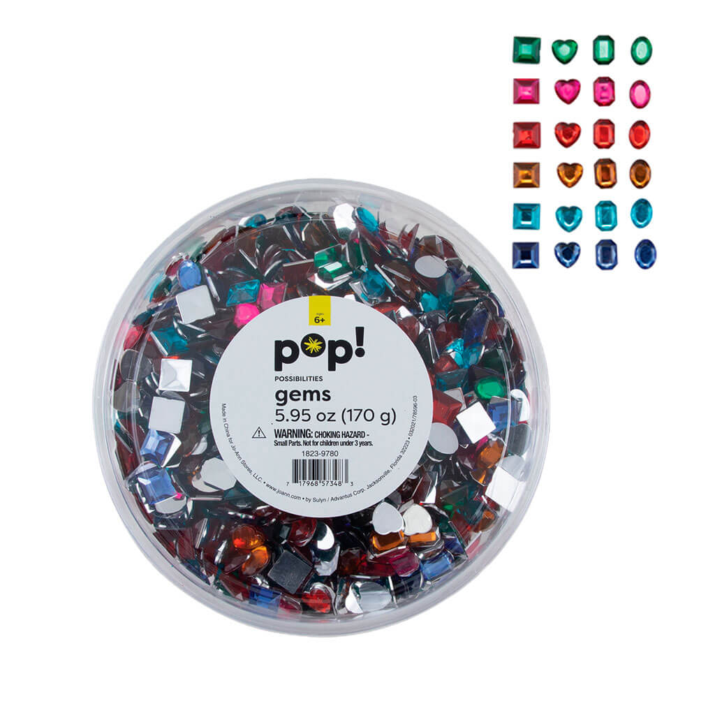 POP! Gem Tub Shapes Multi