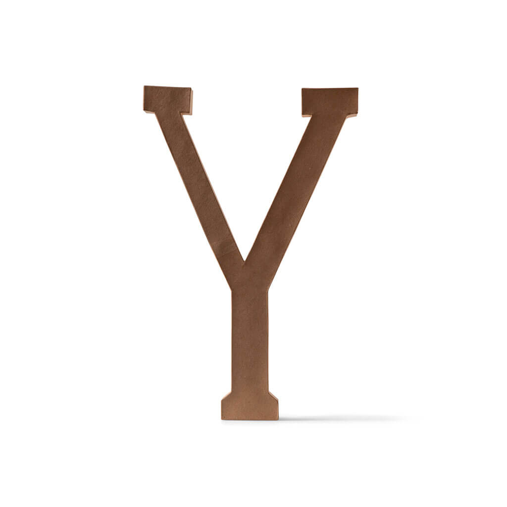 Paper Mache Letter Y 23.5in