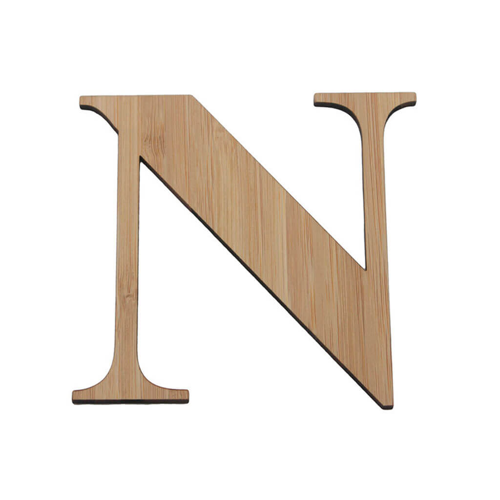 Bamboo Serif Letters &amp; Numbers Uppercase N