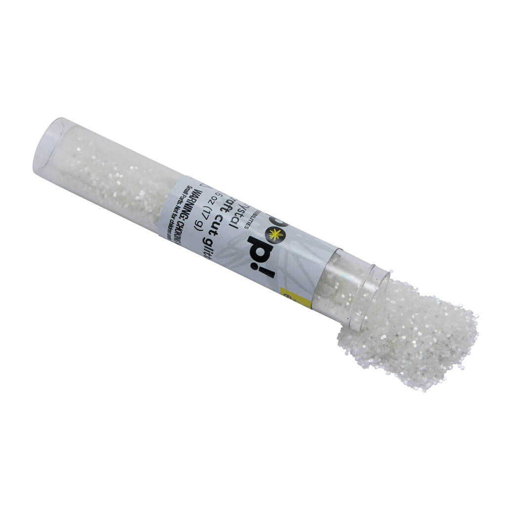 POP! Craft Cut Glitter Tube 0.6oz Crystal