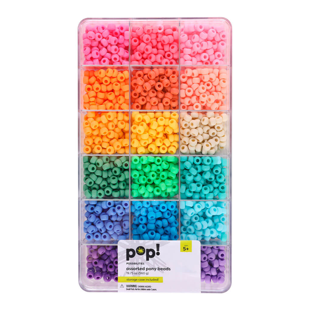 POP! Pony Bead Box Kit Rainbow