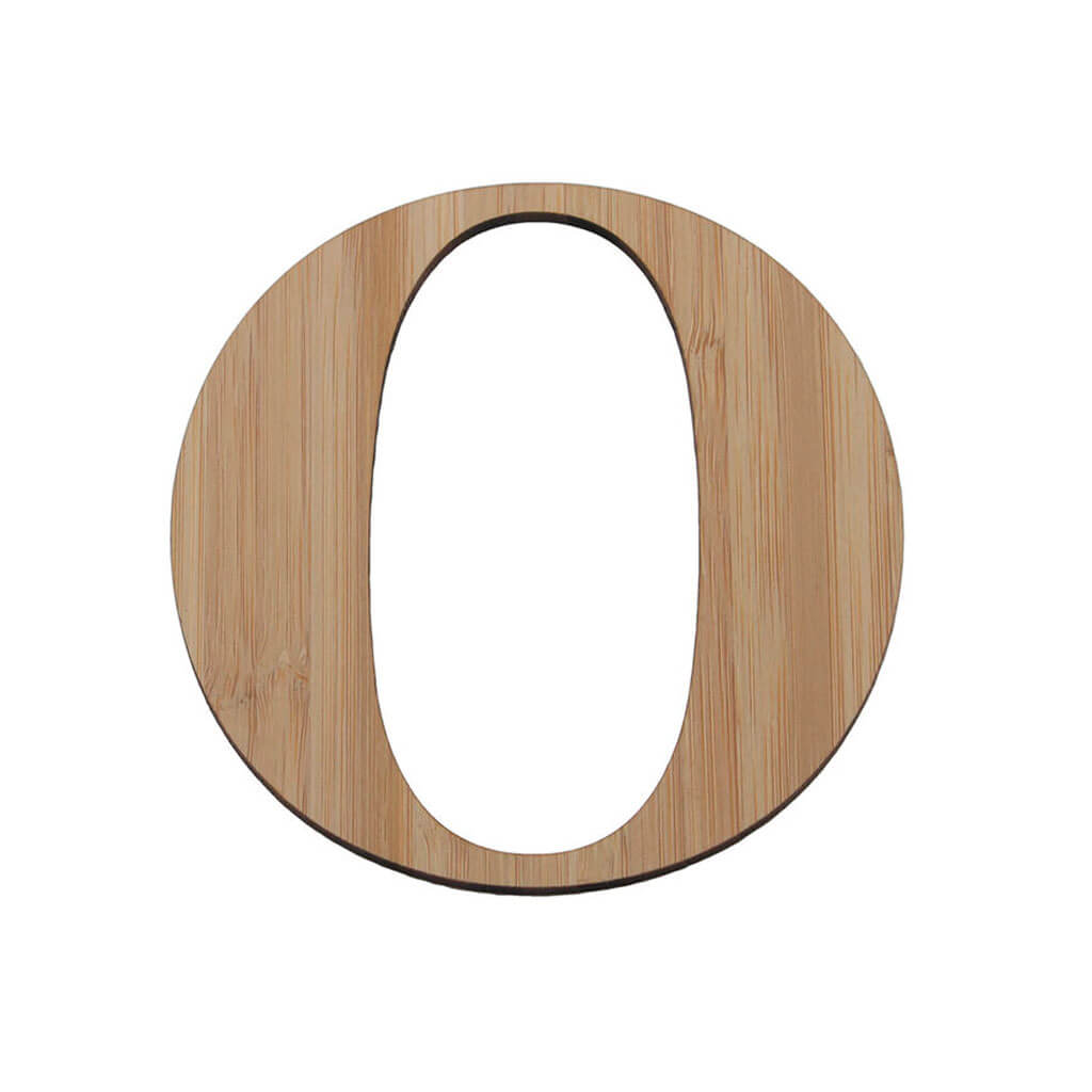 Bamboo Serif Letters &amp; Numbers Uppercase O