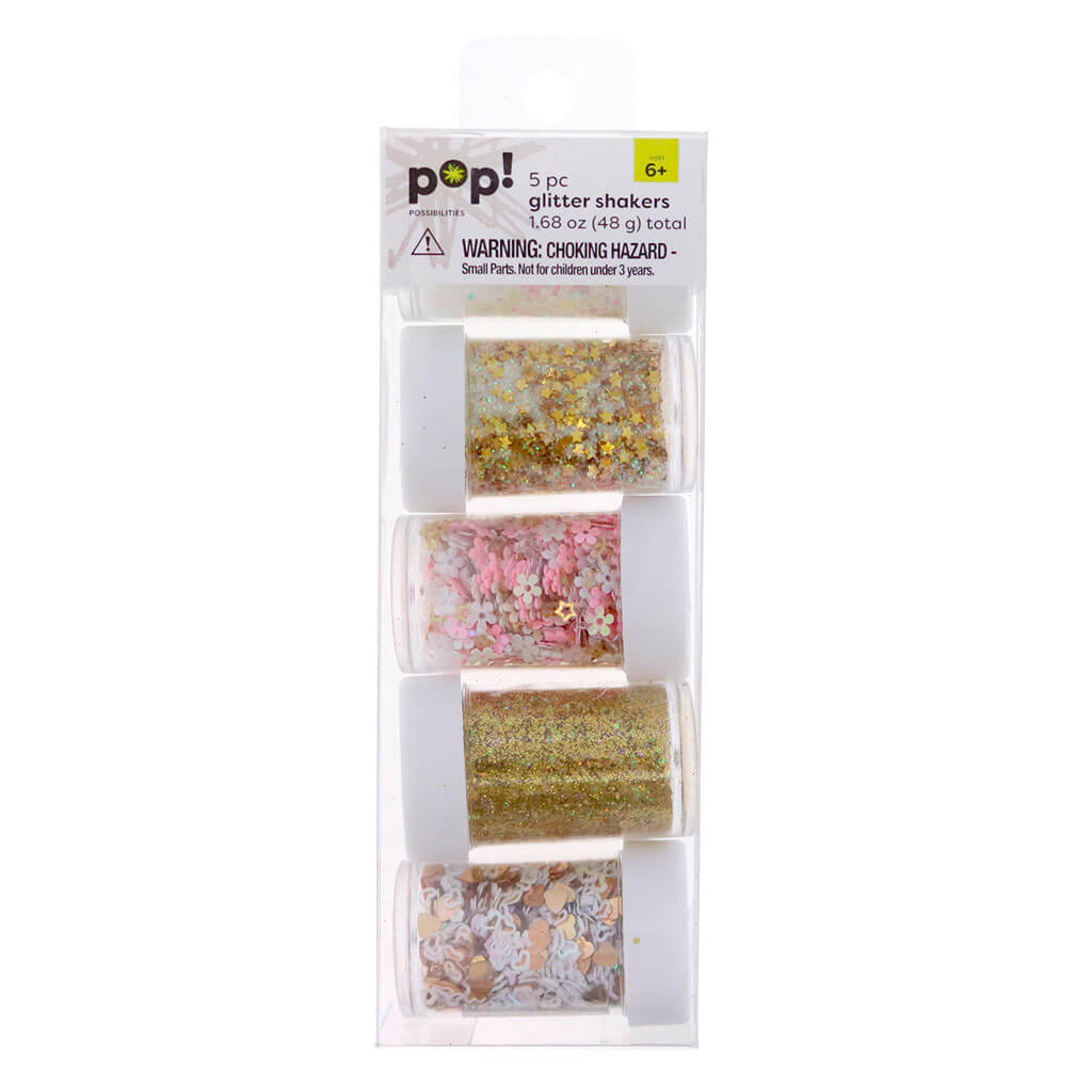 POP! Glitter Shakers Golden Love 5pc