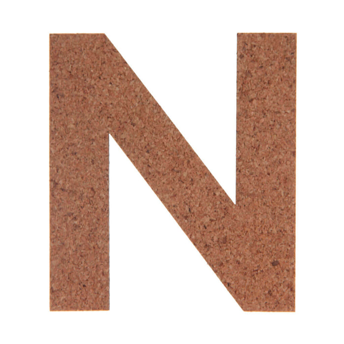 Cork Sans Serif Letters & Symbols Uppercase N