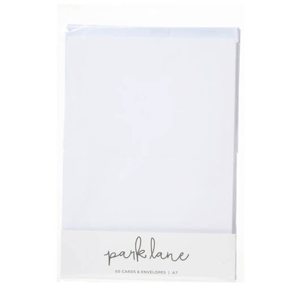 White A7 Cards &amp; Envelopes 50ct